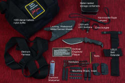 "Hooded Warrior" tactical, combat, counterterrorism knife, accessory identification "Hooded Warrior" tactical, combat, counterterrorism knife, accessory identification